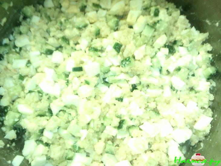 Быстрый салатик из мяса криля