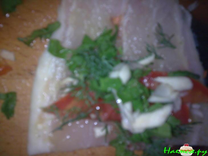 Рулетики рыбные (морской язык)