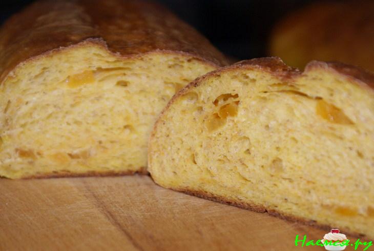 Тыквенный хлеб с овсяными хлопьями и курагой Тыквенный хлеб с овсяными хлопьями и курагой