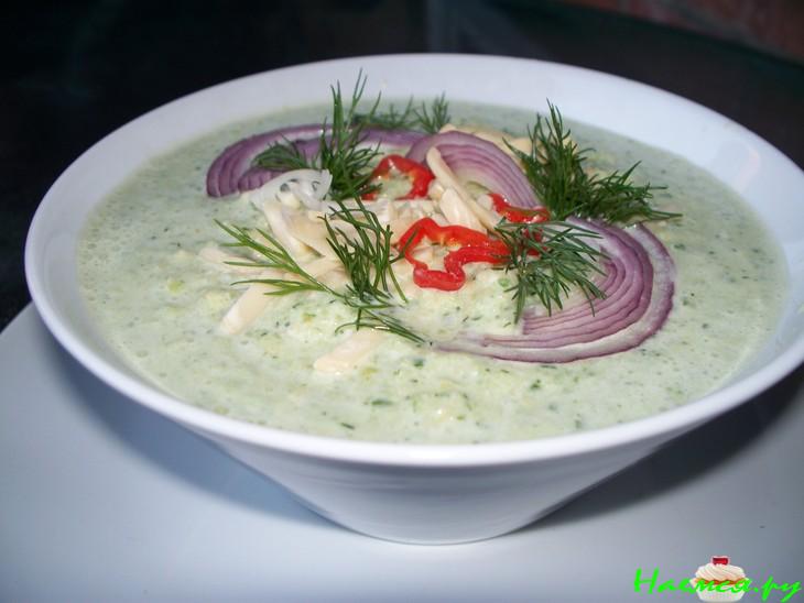 Суп Gazpacho (гаспачо) вариант от самого модного шеф повора Калифорнии Michelle Bernstein