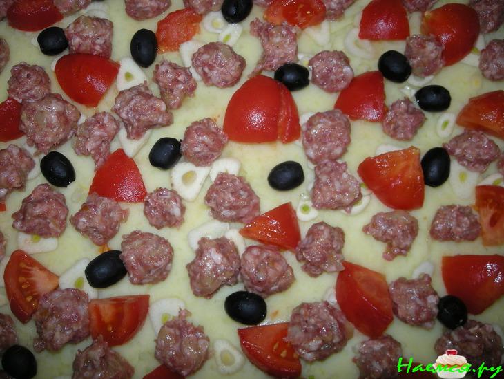 Пицца из картофеля