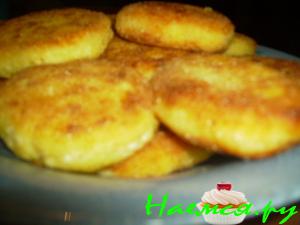 Сырники с кукурузной мукой