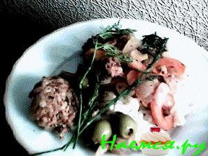 "Куриные котлетки с зеленью"