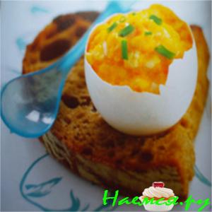 Яичница в скорлупе