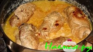 Свинина с горчицей в сметане по-домашнему