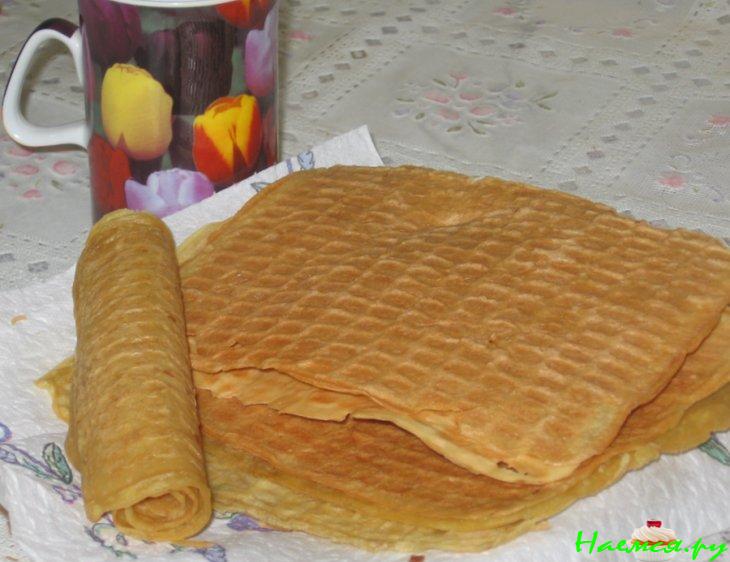 Вафельный лёгкий тортик Вафельный лёгкий тортик