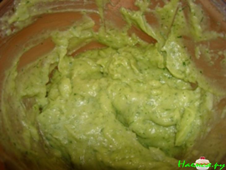 Салат с овощным соусом "Нежность"