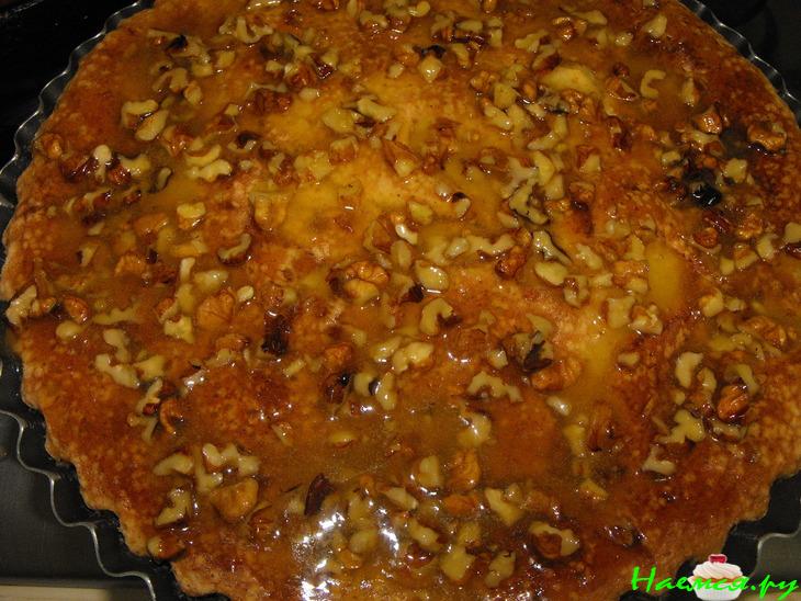 "Мокрый" яблочный пирог