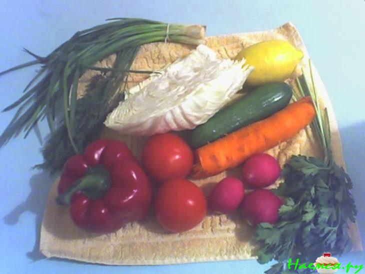 Салат "Петушиный хвост"