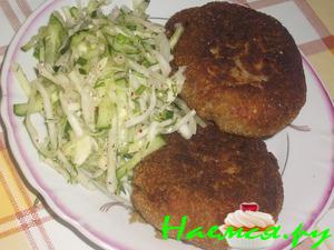 Котлеты из сельди