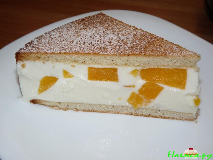 Йогуртовый торт с фруктами