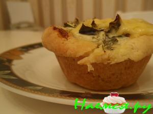 Маффины со шпинатом