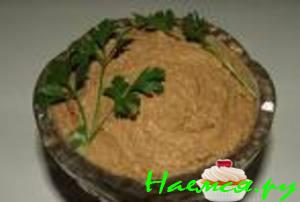 Печеночный паштет с яйцом