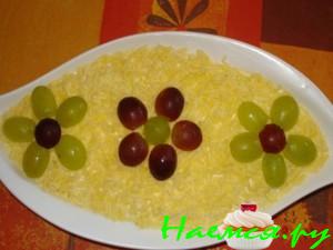 "Мимоза" с тунцом и зеленым яблоком