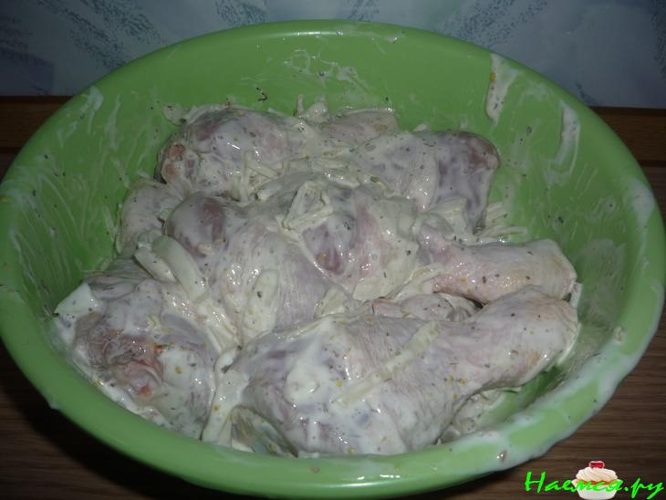 Куриные голени запеченные в рукаве