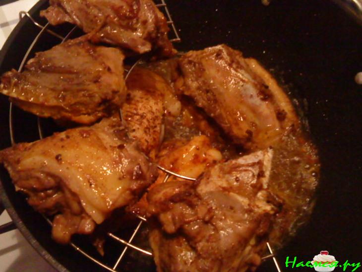 Утка с шафраном