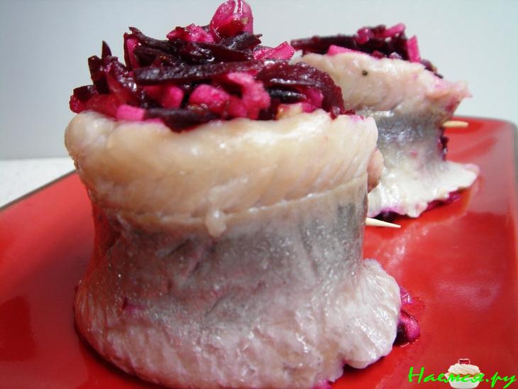 Рулеты из сельди