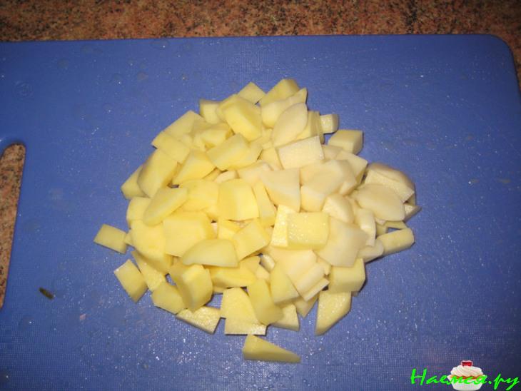 Солянка сборная мясная, приготовленная по убыстренной технологии