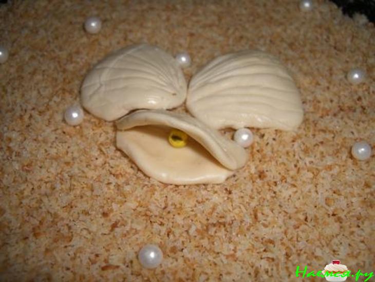 Торт "Жемчужный берег" с Манго