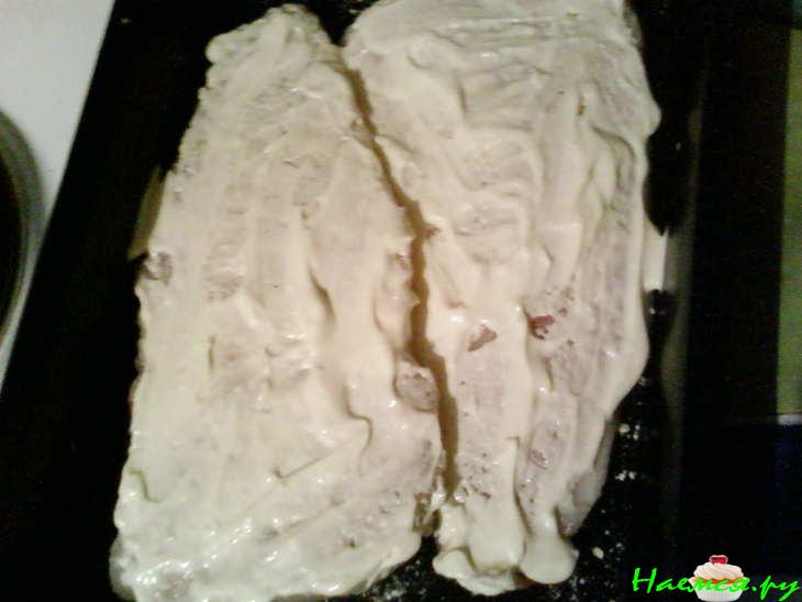 Рыбка с майонезным соусом