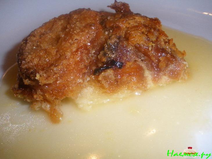 Апельсиновый круассан-пудинг