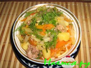 Бюджетный ужин в узбекском стиле