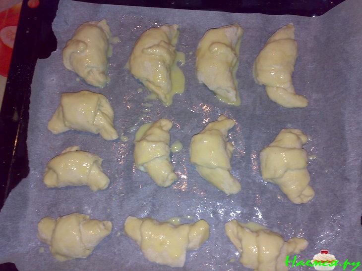 Рогалики с шоколадом Рогалики с шоколадом