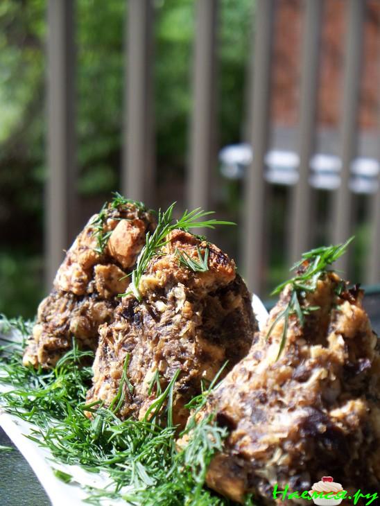 Трюфели из опят с сухариками