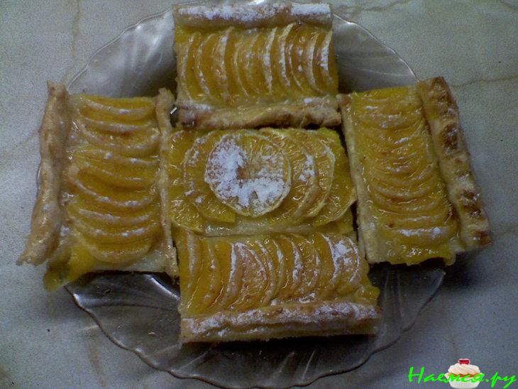 "Цитрусовый рай" (слоёный пирожок) "Цитрусовый рай" (слоёный пирожок)