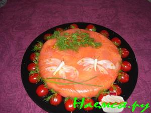 Завтрак из лосося