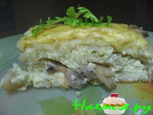 Запеканка с морским окунем