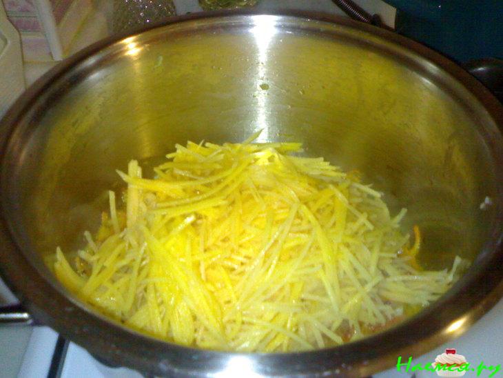 Нежный грибной крем-суп (желтенький)