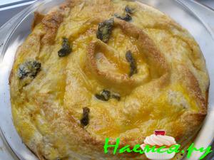 Улитка с творогом из лаваша