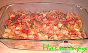 Рыба с овощами и мёдом Рыба с овощами и мёдом