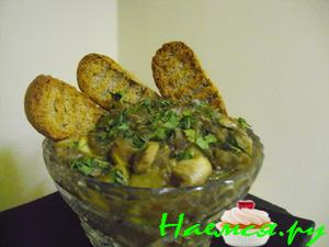 Баклажаны с грибами и тмином Баклажаны с грибами и тмином