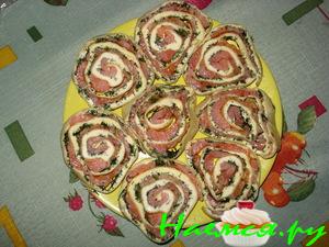 Рыбные розочки