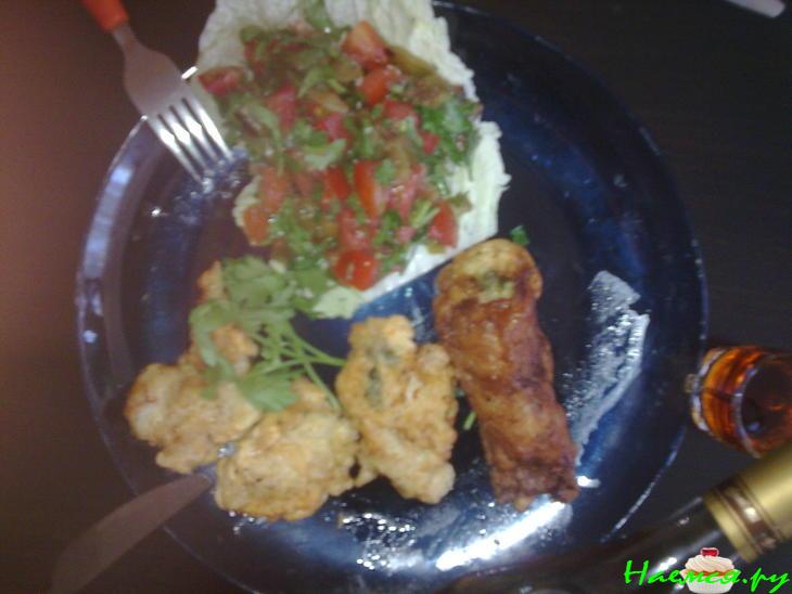 Рулетики рыбные (морской язык)