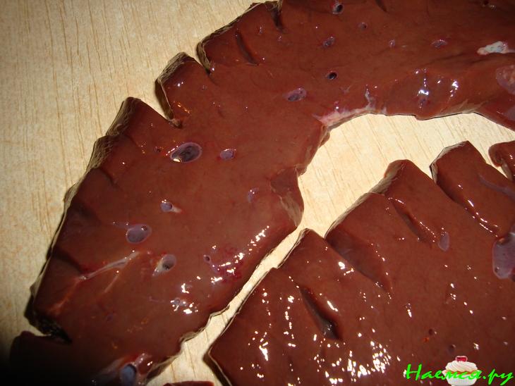 Жареная говяжья печень "Хочешь? Съешь!"