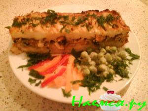 Картофельная запеканка с мидиями Картофельная запеканка с мидиями