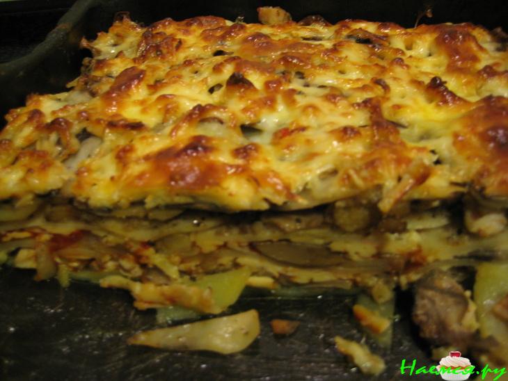 Картофельная фантазия с грибами