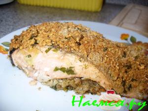 Красный лосось в шубке