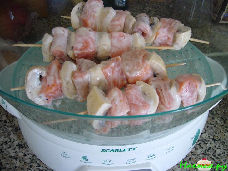 Шашлык из форели