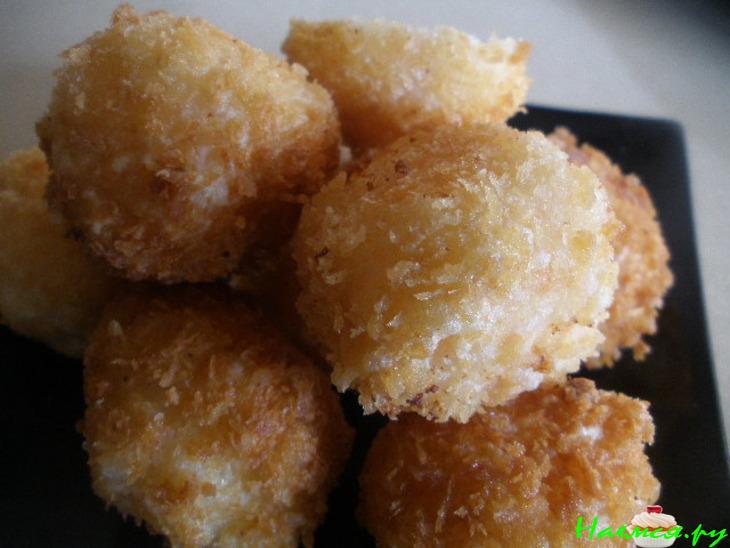 Золотые шарики с сыром