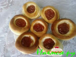 Булочки с яблочным повидлом Булочки с яблочным повидлом