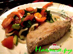 Тунец с лимоном