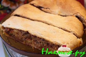 Рулет с мясом и морковкой Рулет с мясом и морковкой