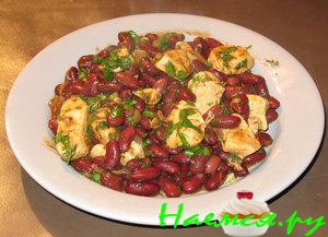 Лобио с грудкой курицы (индейки) Лобио с грудкой курицы (индейки)