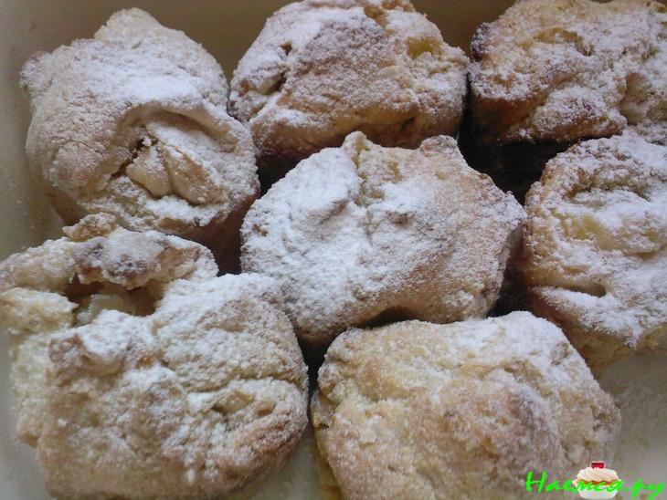 Творожные пирожные с ананасами и мармеладом Творожные пирожные с ананасами и мармеладом