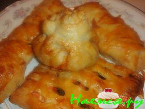 Финский рыбный пирог-расстегай с лососем и овощами