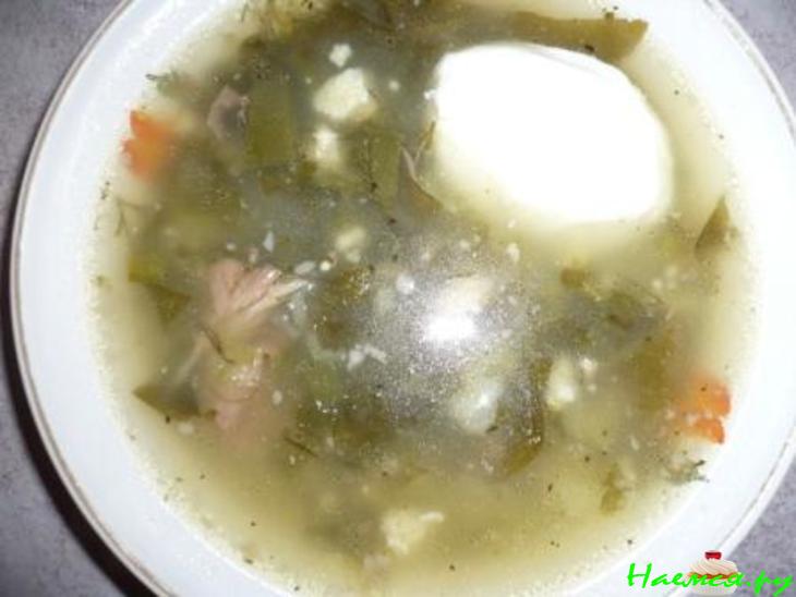 Зеленые щи зимой